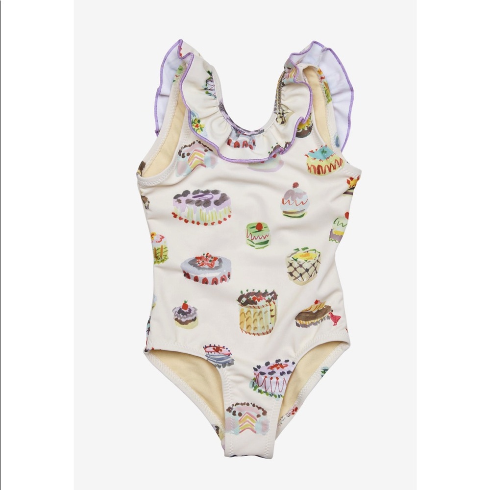 Pink chicken bathing suit